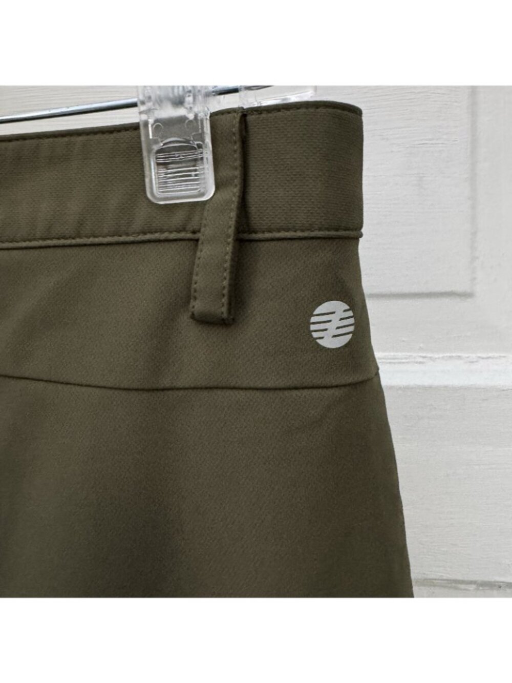 Z by Zella Women’s 34 Olive Performance Cargo Golf Travel Pants Stretch Tapered - Picture 5 of 8
